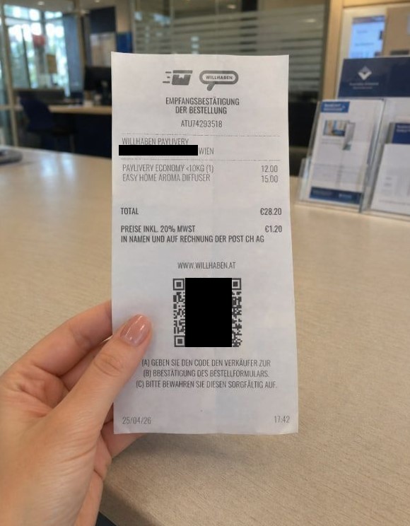 Fake PayLivery Rechnung20260427.jpeg